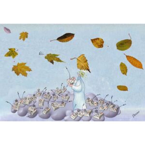 241 Cartoon Contest Leaf Fall