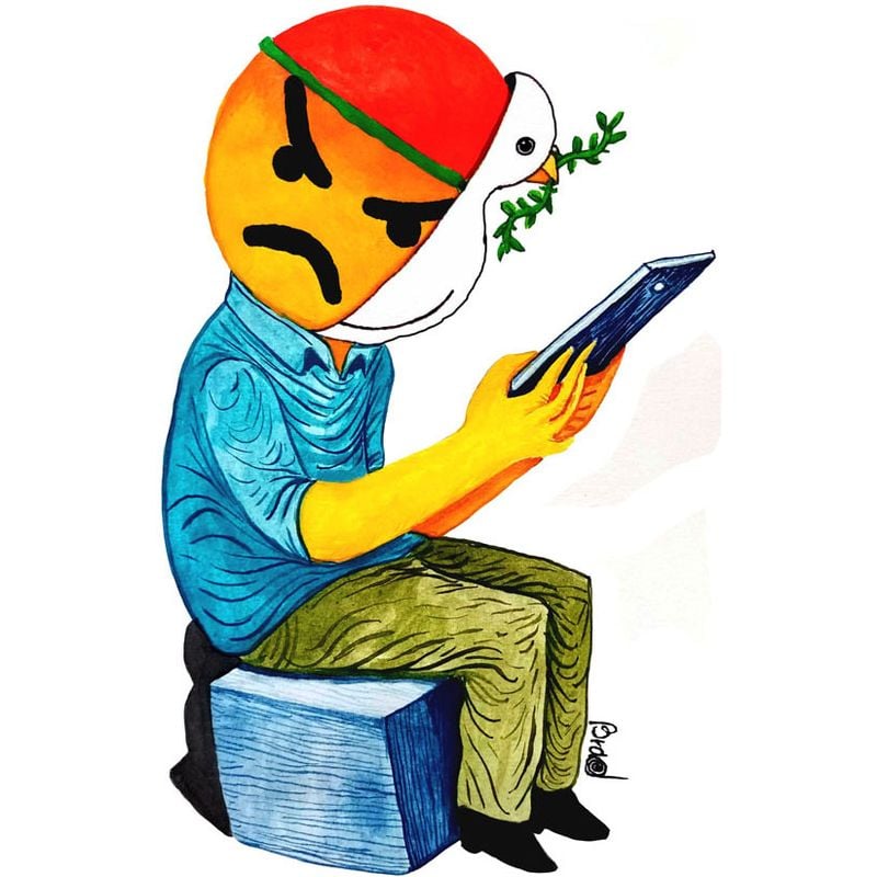 283 Cartoon Contest Mask Of Violence