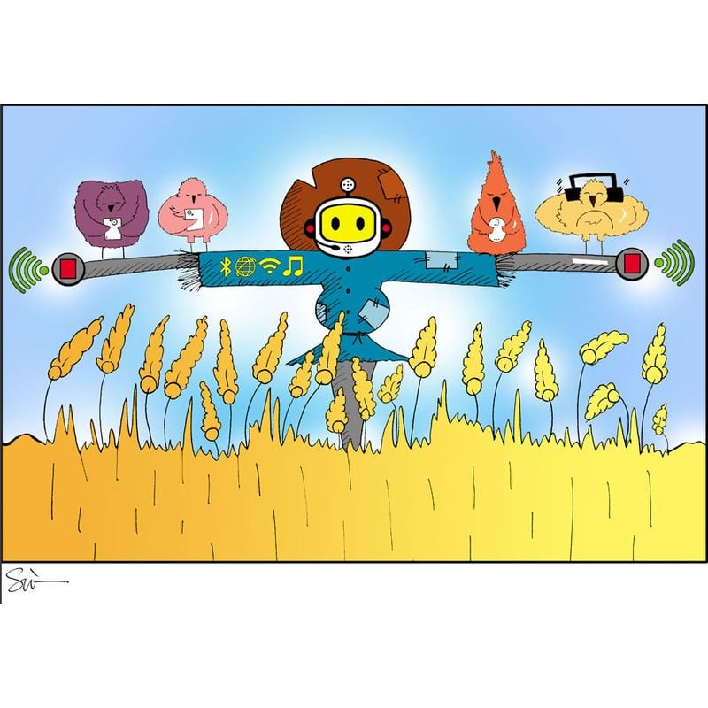 344 Cartoon Contest Saeed Moosarezaei Iran Scarecrow