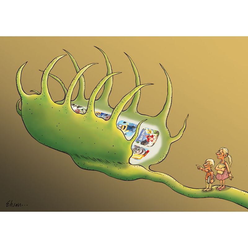 400 Cartoon Contest Tech Ehsanganji Iran