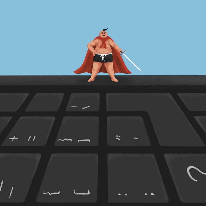 417 Cartoon Contest The Keyboard Hero Pengshisong