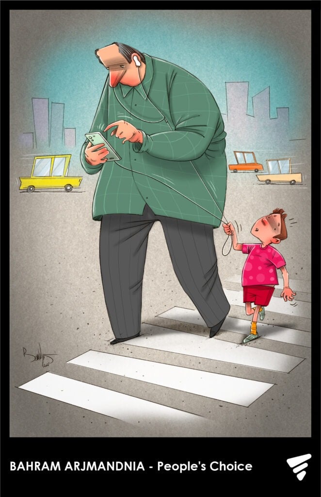 Bahram Arjmandnia Cartoon Art