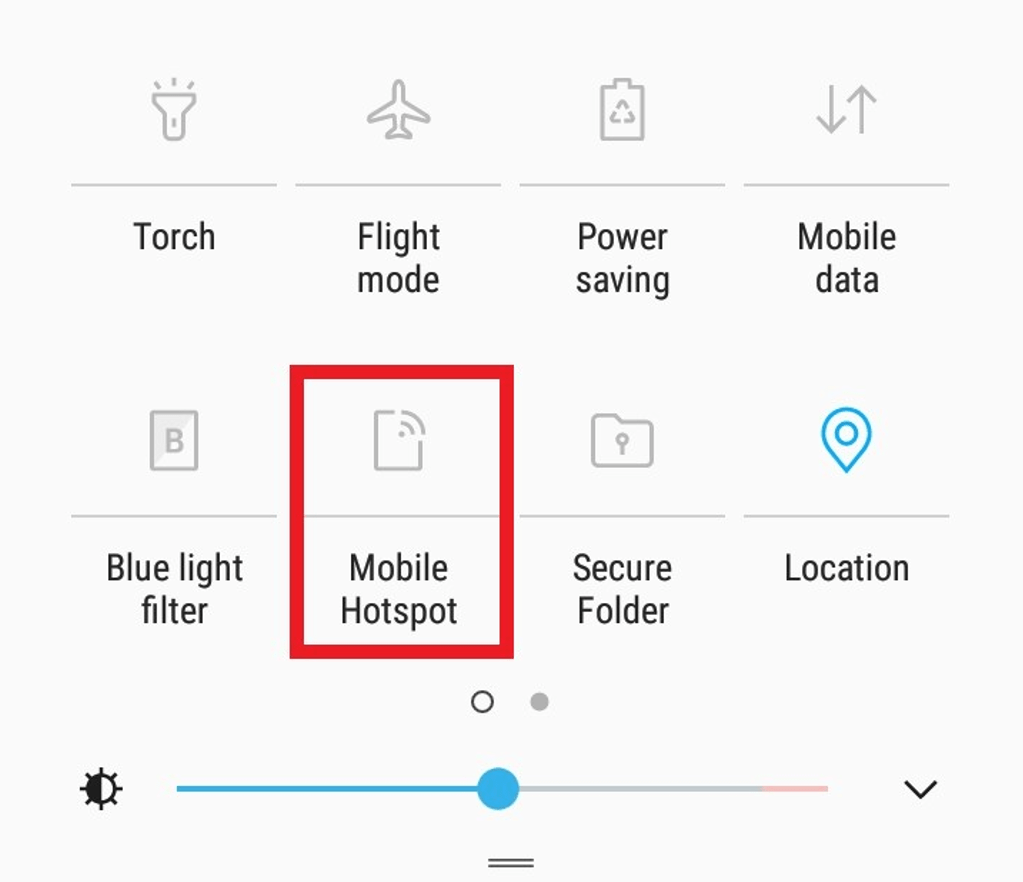 Find Mobile Hotspot Location on Android
