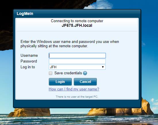 Logmein Login Page