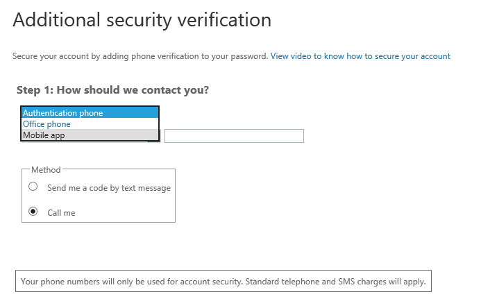 Additional security verification