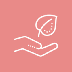 Hand with leaf icon 1