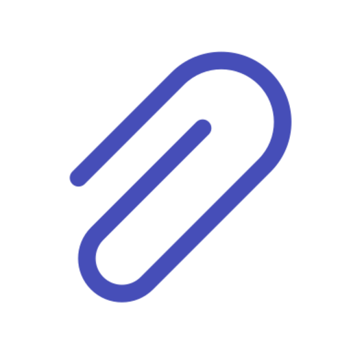 Papaerclip and attachment icon in Microsoft Teams