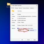 Windows EFS folder and file step 2