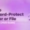 How to password-protect a folder or file in Windows