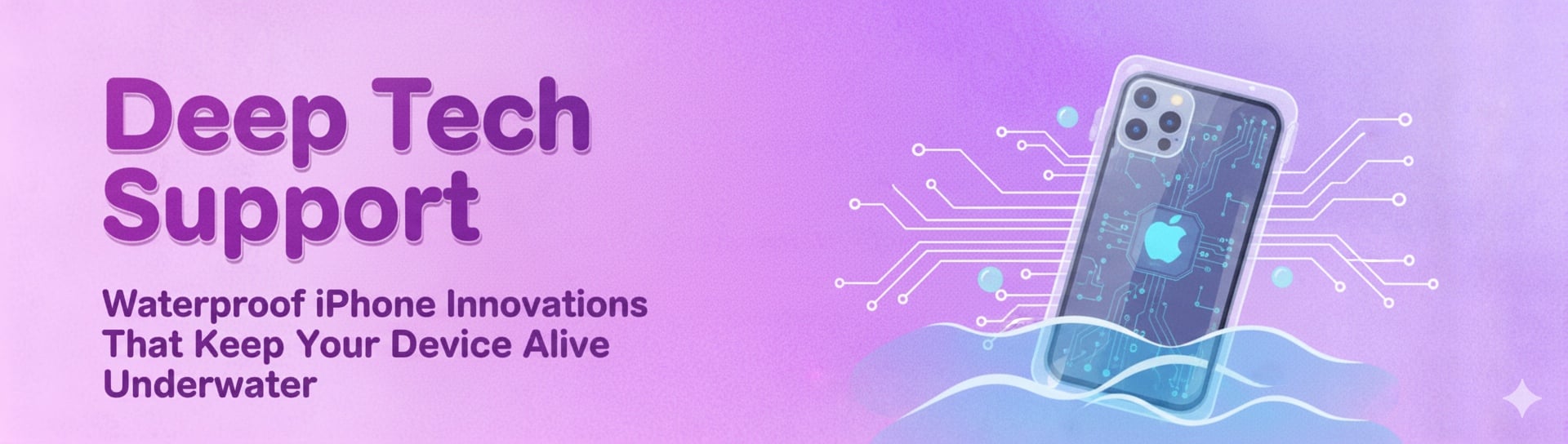 Waterproof iPhone tech