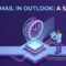 Scheduling an email in outlook illustration