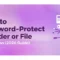 Illustration of Windows folders and files secured with a padlock, labelled 2026 guide